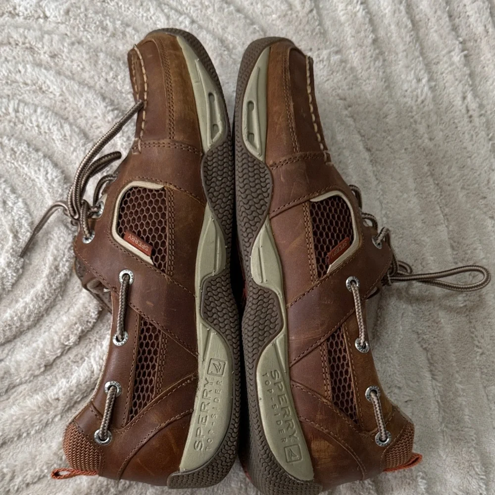 Sperry Men's Brown Leather Boat Shoes